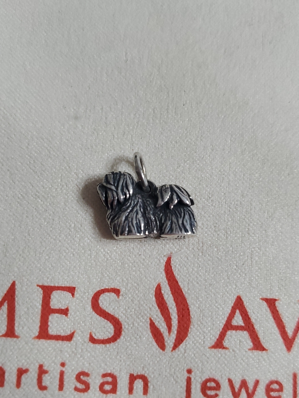 James Avery Retired Dog Shih Tzu Lhasa Apso Puppy Charm
